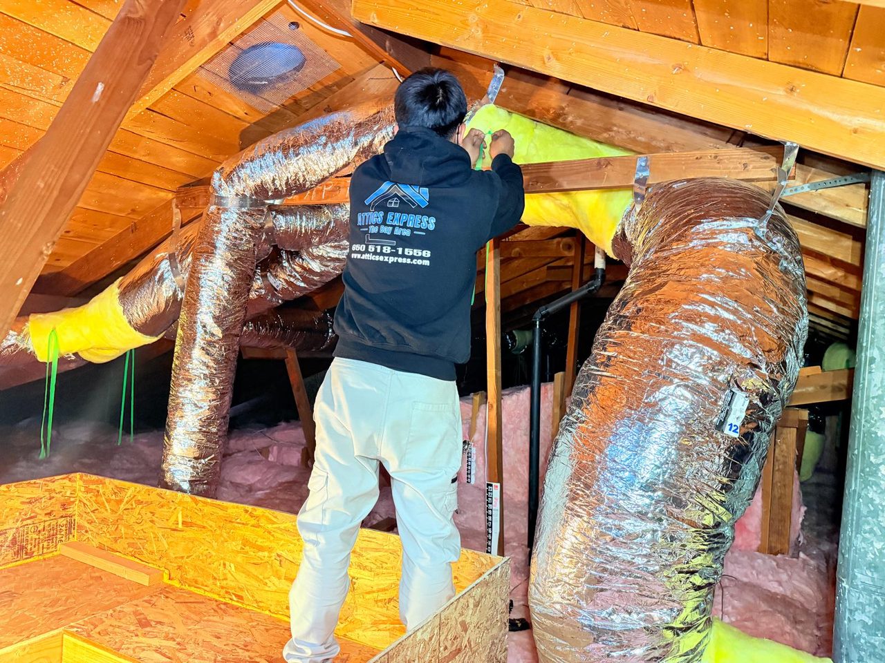 Attics Express technician